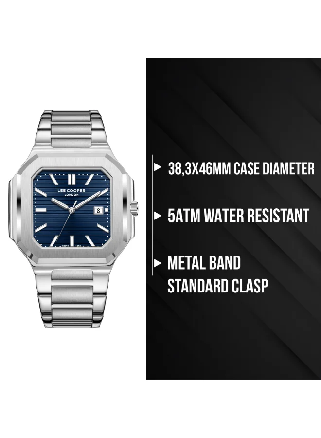 Lee Cooper  Men's METAL Analog Watch LC08269.390 - 38,3X46 mm for Men | Best Price UAE
